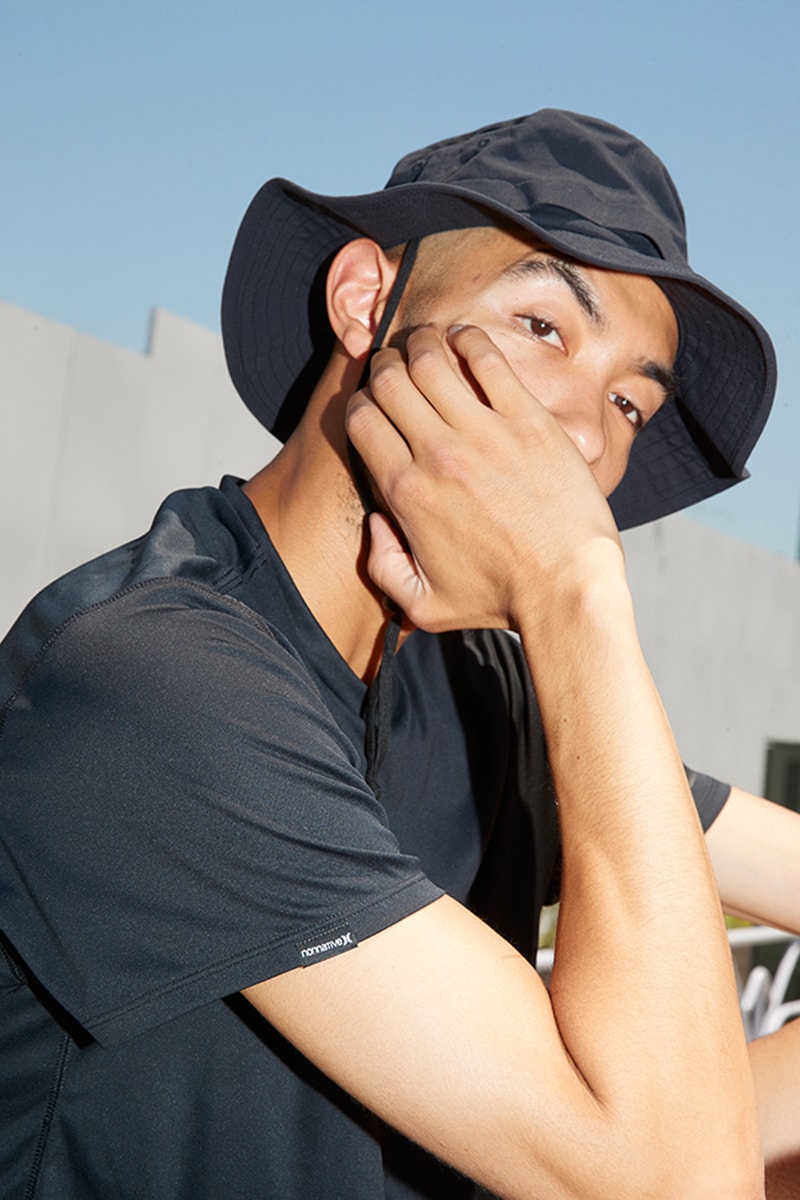 nonnative Hurley 23 Waves Collection Nike Dri Fit T Shirt Surfwear Shorts Bucket hat 6 panel cap beach city tokyo 23 wards ampibious