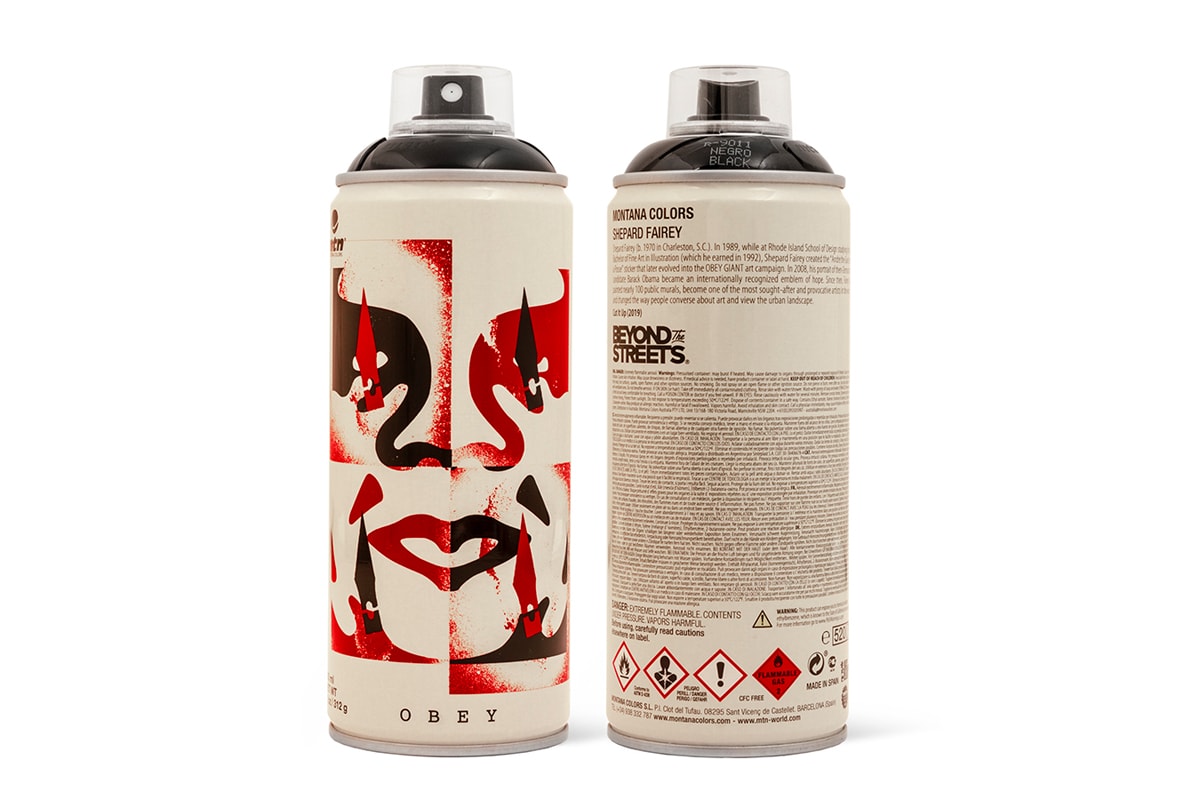 OBEY Giant x Beyond the Streets x Montana Cans spray paint art graffiti shepard fairey 30th anniversary