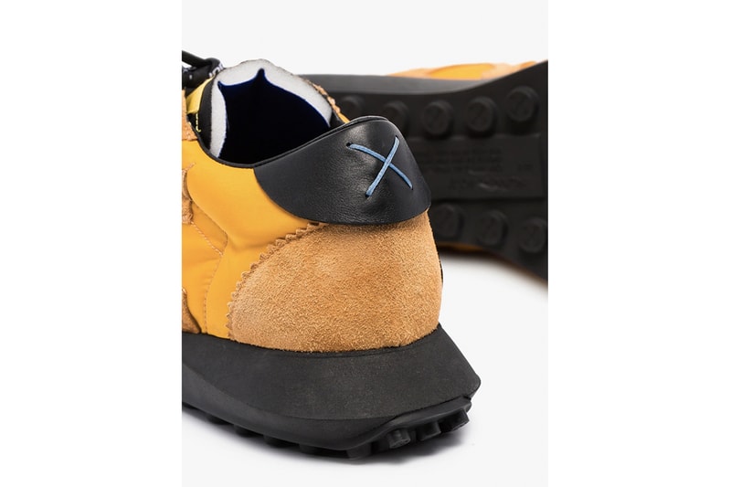 Off-White™ Running Sneaker Release Information Drop Date Cop Buy Now Virgil Abloh Design Black White Yellow Suede Rubber Nylon Track Run