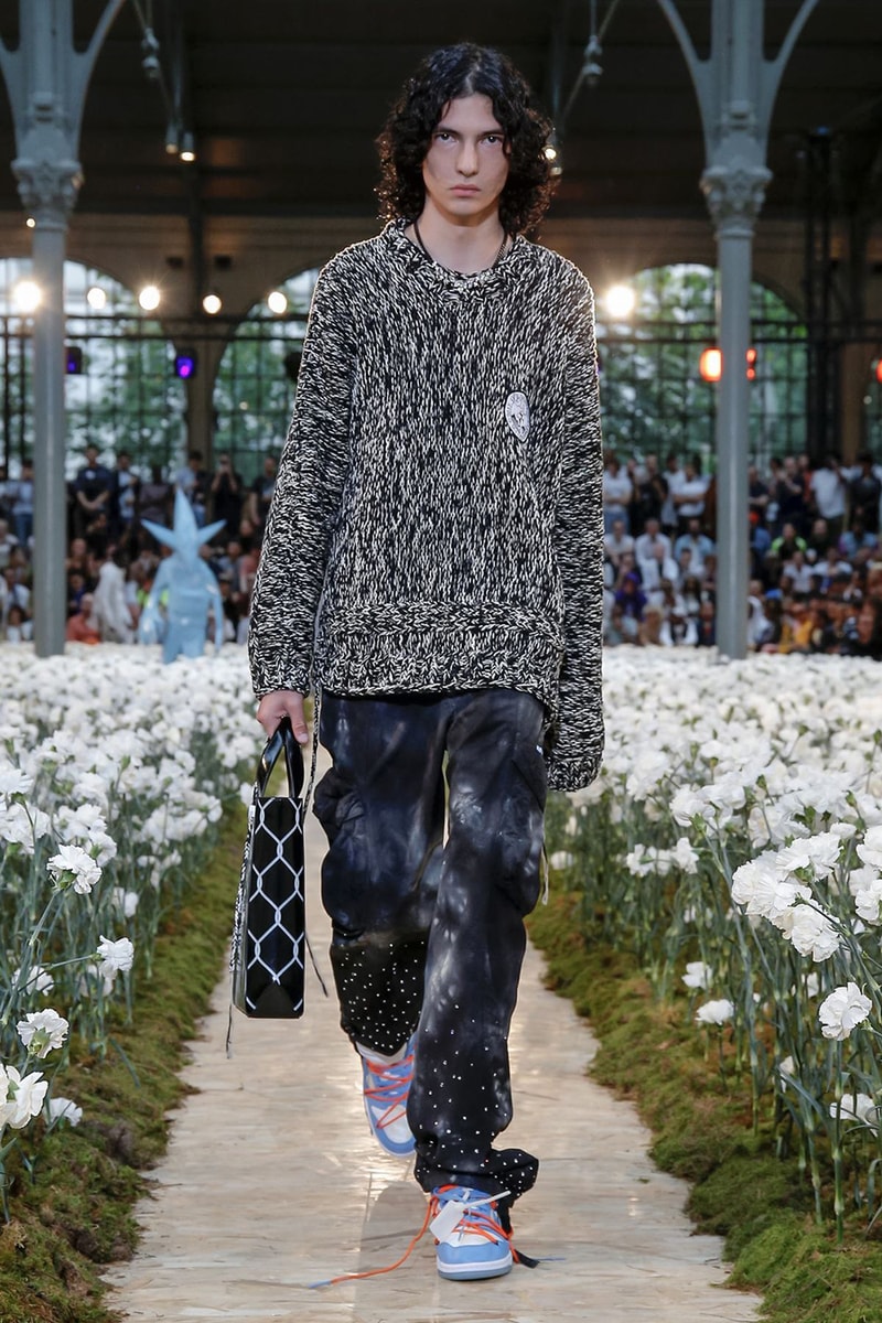 off white spring summer 2020 ss20 paris fashion week virgil abloh futura nike runway backstage full collection look collaborations pfw mens menswear