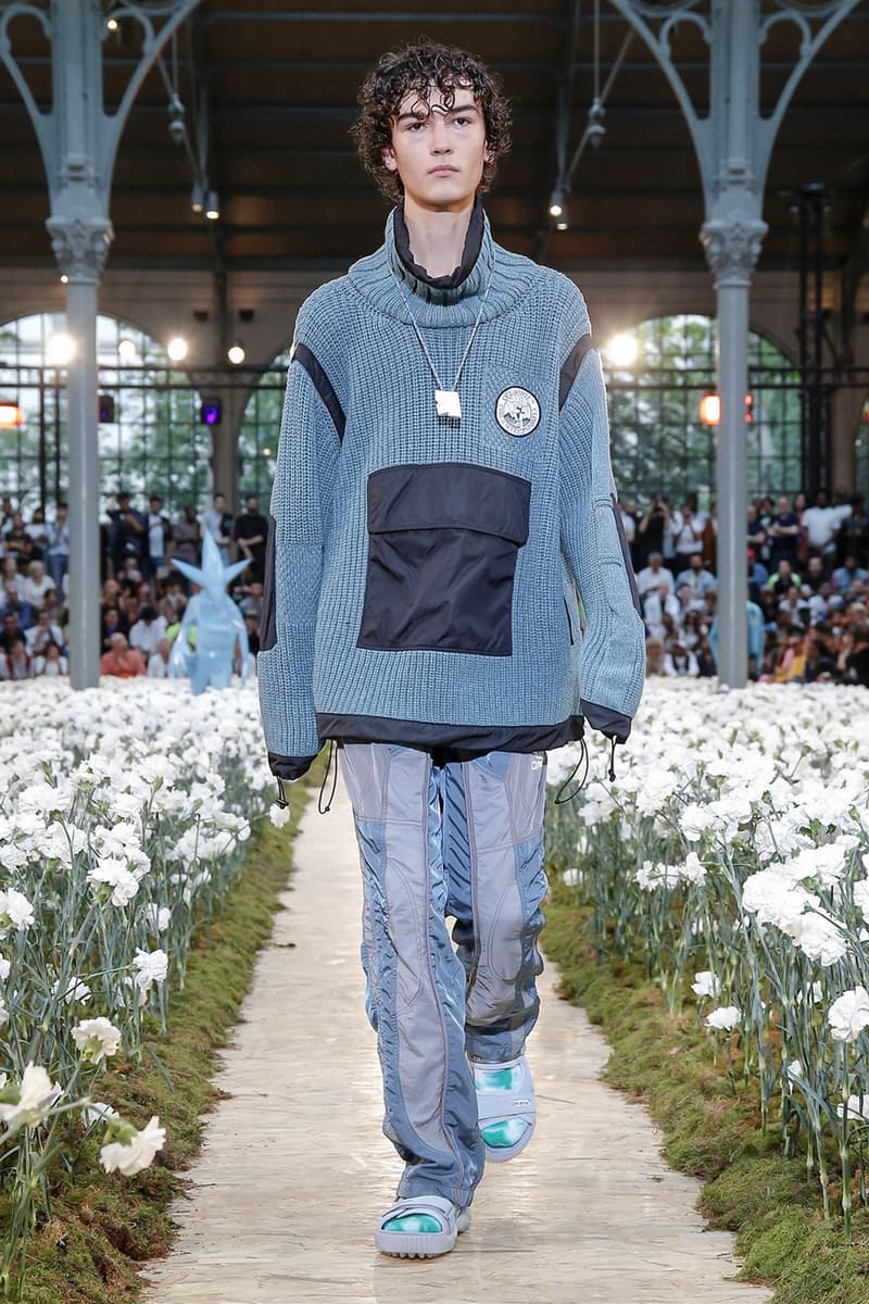 off white spring summer 2020 ss20 paris fashion week virgil abloh futura nike runway backstage full collection look collaborations pfw mens menswear