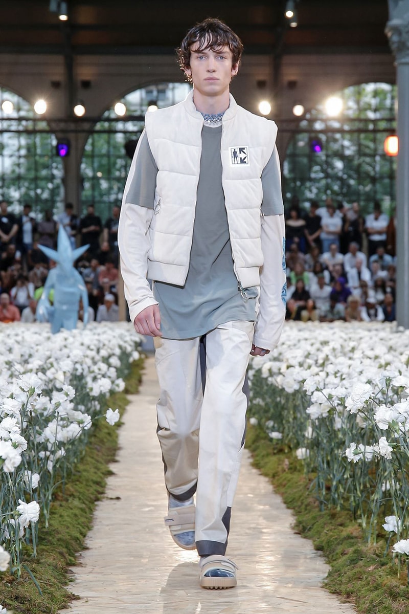 off white spring summer 2020 ss20 paris fashion week virgil abloh futura nike runway backstage full collection look collaborations pfw mens menswear