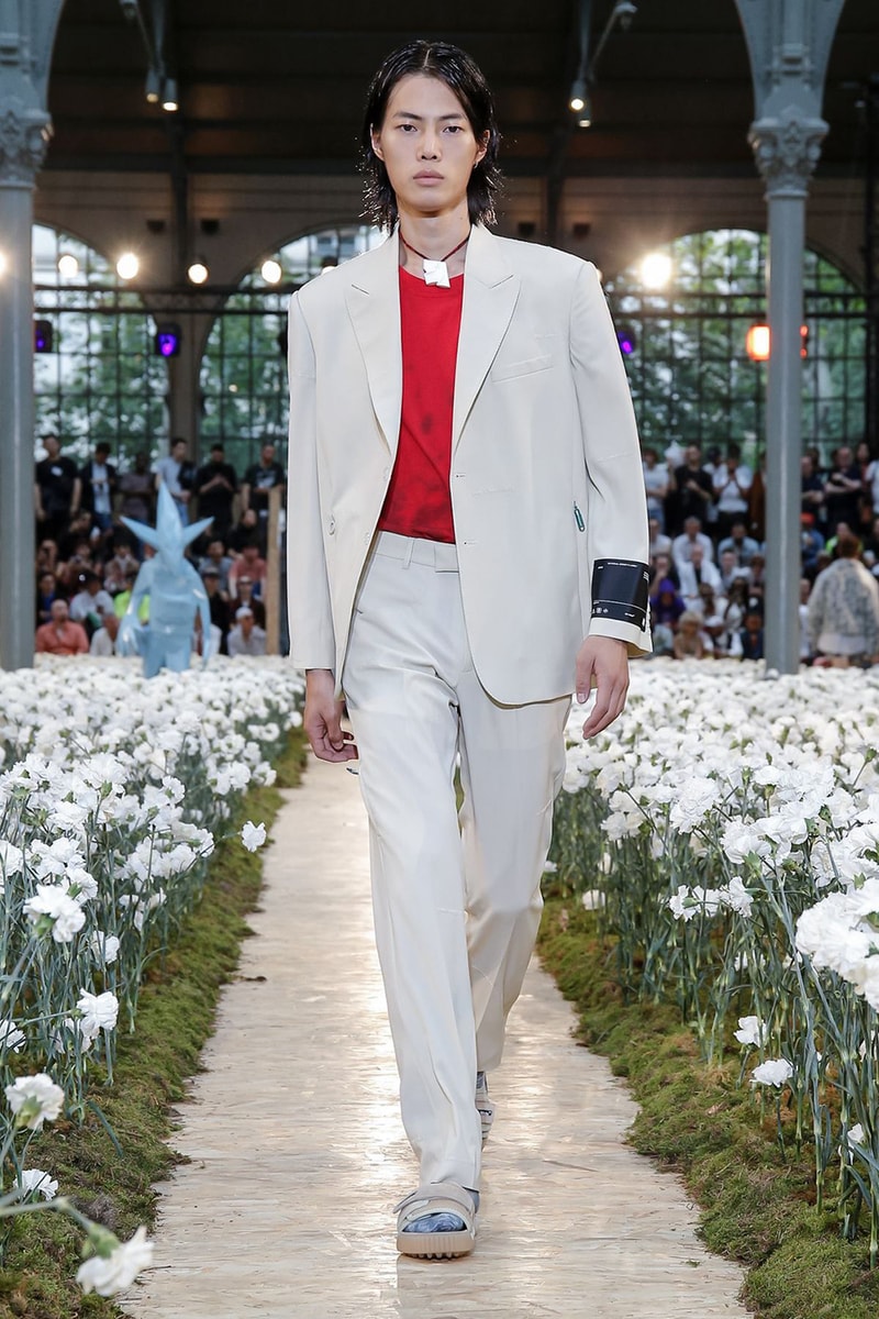 off white spring summer 2020 ss20 paris fashion week virgil abloh futura nike runway backstage full collection look collaborations pfw mens menswear