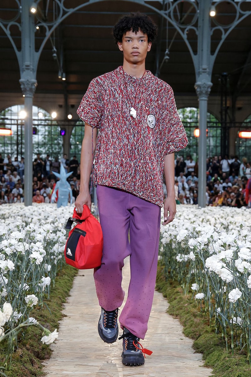 off white spring summer 2020 ss20 paris fashion week virgil abloh futura nike runway backstage full collection look collaborations pfw mens menswear