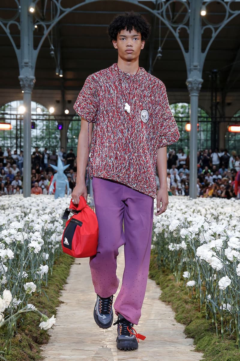 off white spring summer 2020 ss20 paris fashion week virgil abloh futura nike runway backstage full collection look collaborations pfw mens menswear