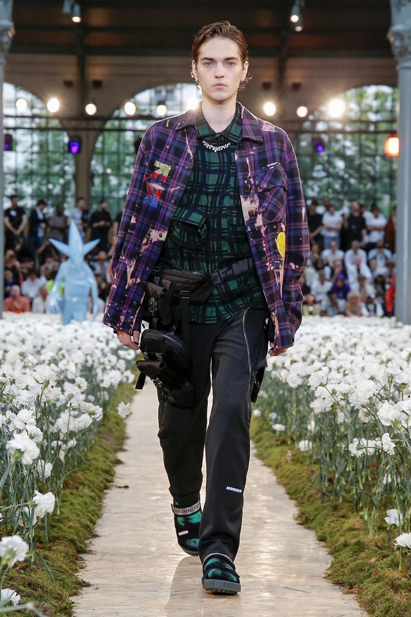 off white spring summer 2020 ss20 paris fashion week virgil abloh futura nike runway backstage full collection look collaborations pfw mens menswear