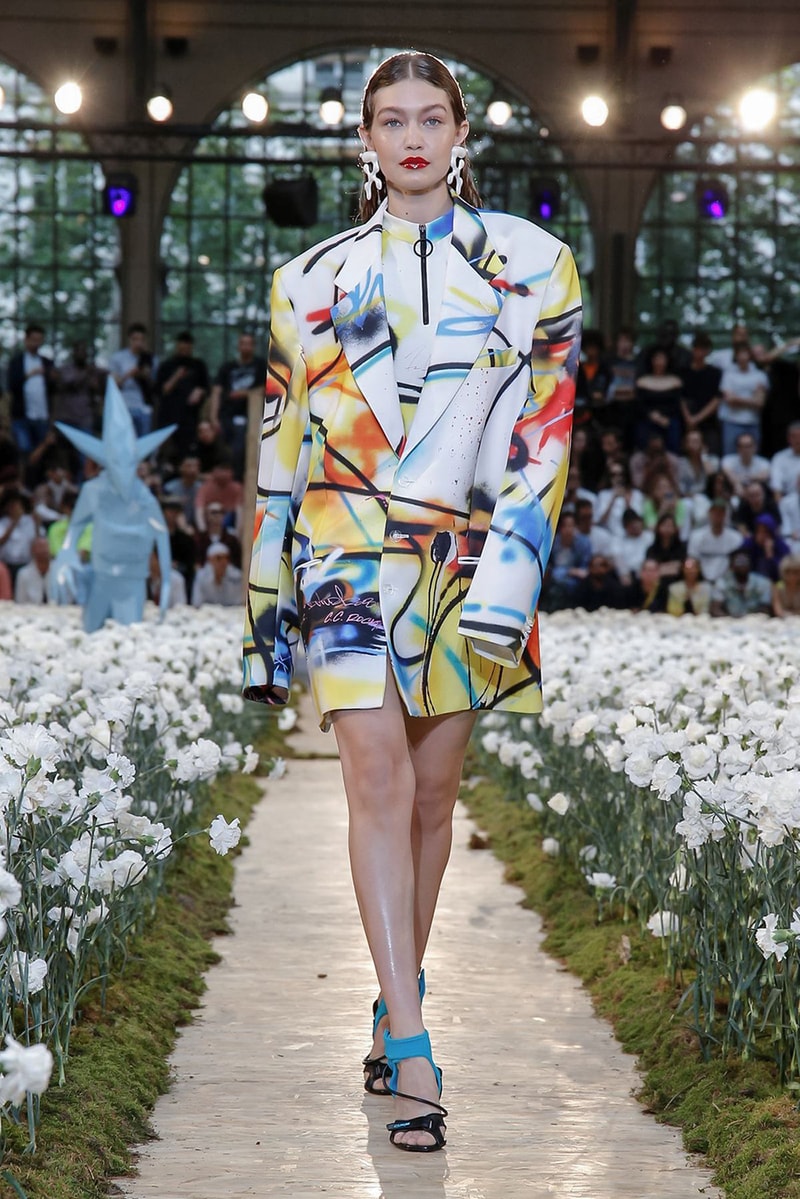 off white spring summer 2020 ss20 paris fashion week virgil abloh futura nike runway backstage full collection look collaborations pfw mens menswear