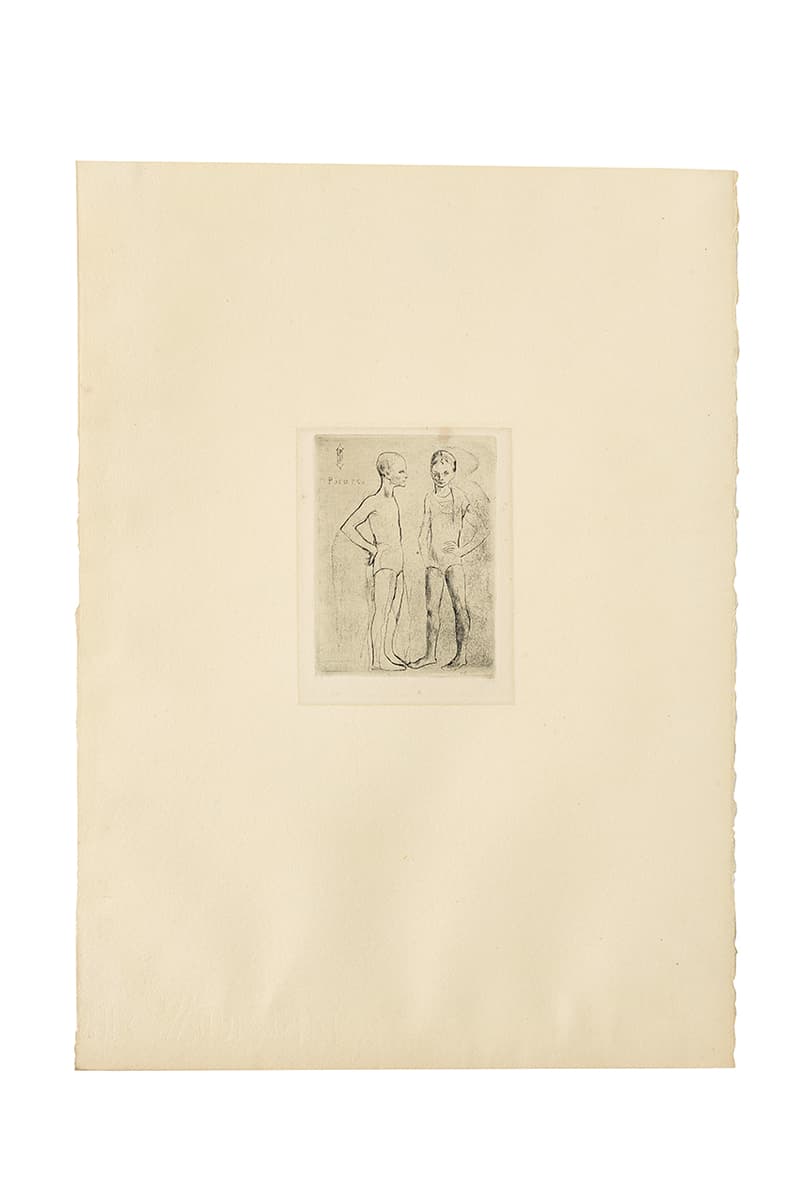 Pablo Picasso Rare Complete First Series Original Printed Artworks Bonham's Auction London Prints and Multiples Sales 'Le Repas Frugal from La suite des Saltimbanques' Roy Lichtenstein Banksy Andy Warhol