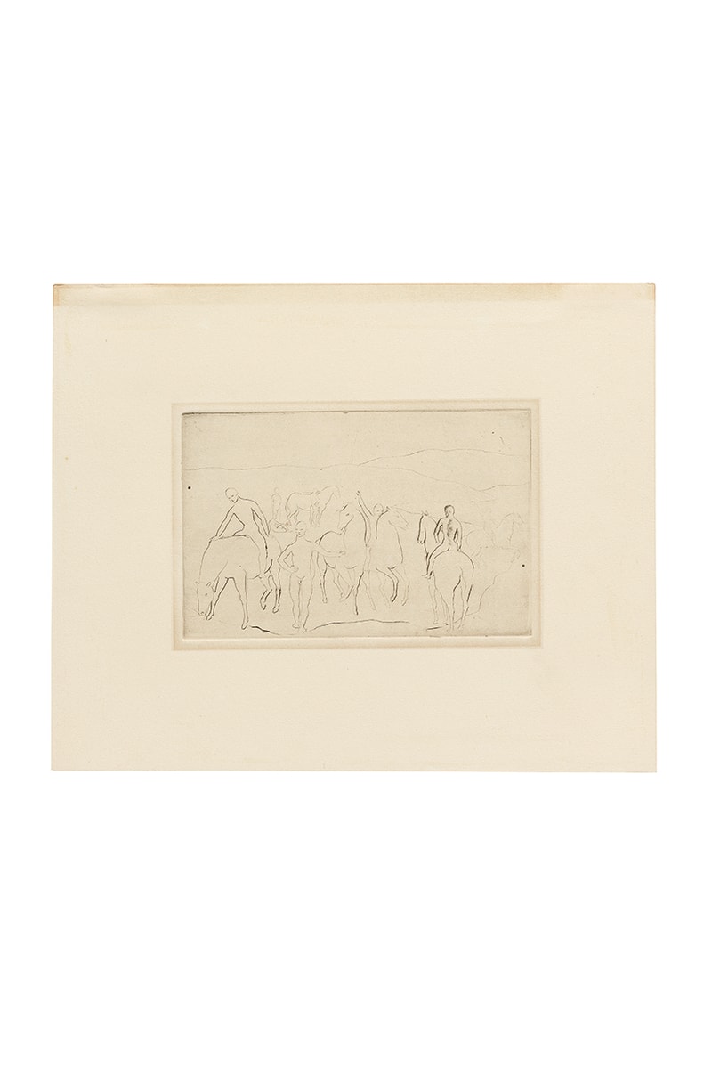 Pablo Picasso Rare Complete First Series Original Printed Artworks Bonham's Auction London Prints and Multiples Sales 'Le Repas Frugal from La suite des Saltimbanques' Roy Lichtenstein Banksy Andy Warhol 