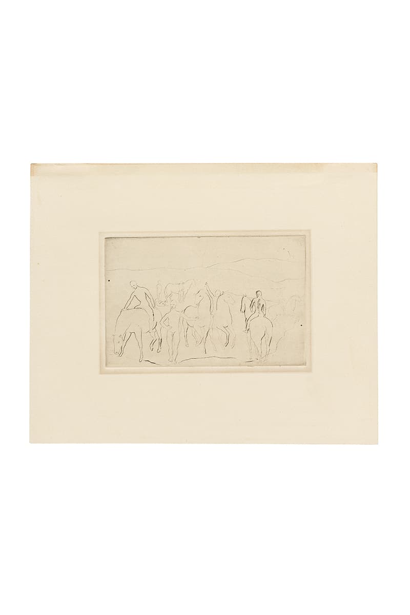 Pablo Picasso Rare Complete First Series Original Printed Artworks Bonham's Auction London Prints and Multiples Sales 'Le Repas Frugal from La suite des Saltimbanques' Roy Lichtenstein Banksy Andy Warhol