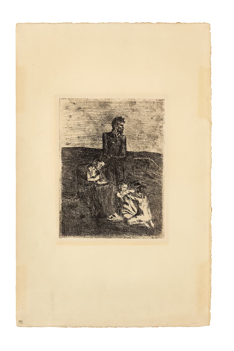 Pablo Picasso Rare Complete First Series Original Printed Artworks Bonham's Auction London Prints and Multiples Sales 'Le Repas Frugal from La suite des Saltimbanques' Roy Lichtenstein Banksy Andy Warhol