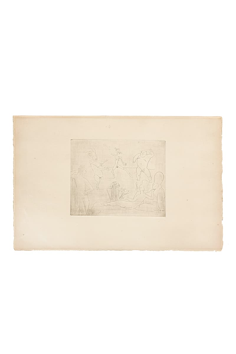 Pablo Picasso Rare Complete First Series Original Printed Artworks Bonham's Auction London Prints and Multiples Sales 'Le Repas Frugal from La suite des Saltimbanques' Roy Lichtenstein Banksy Andy Warhol