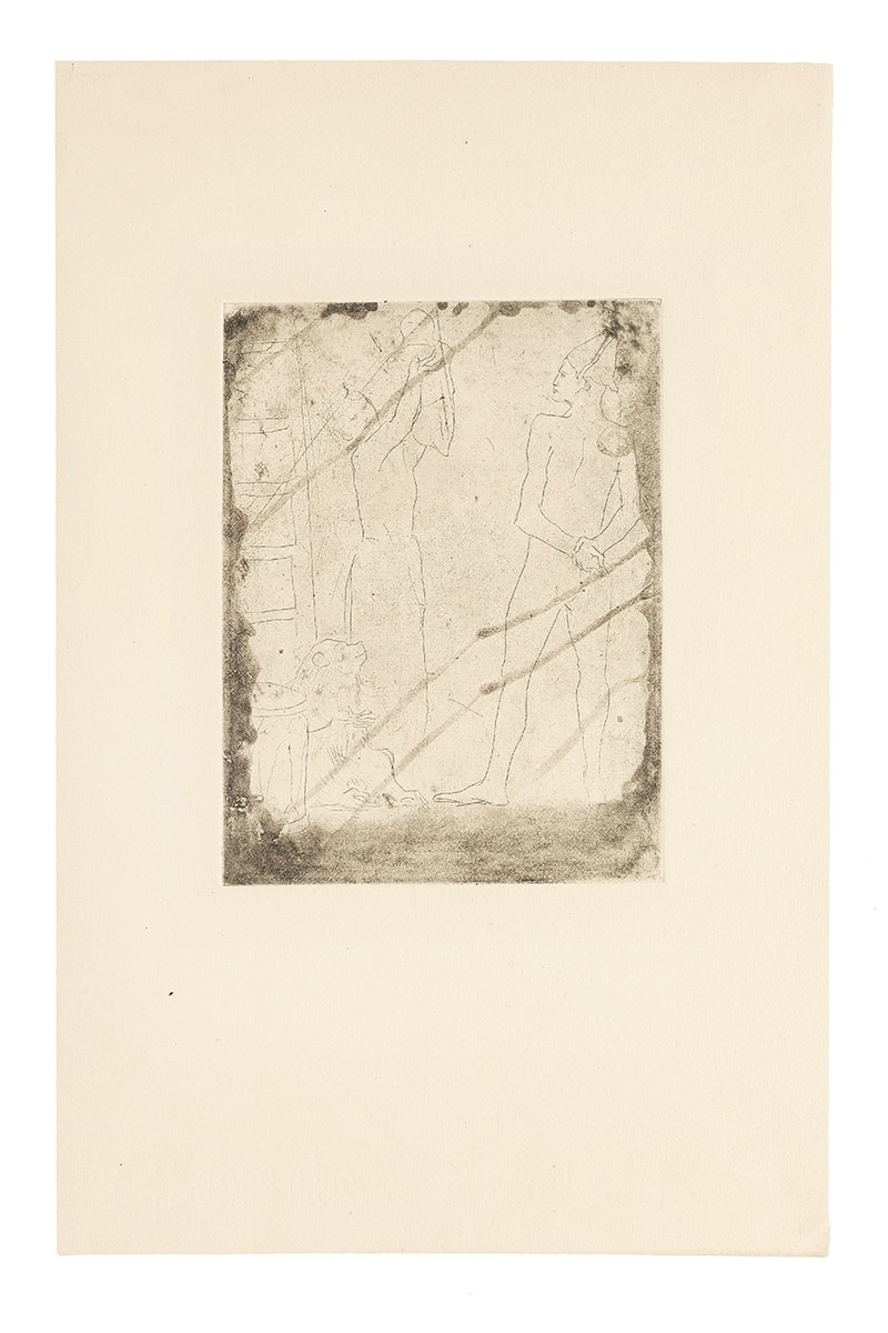 Pablo Picasso Rare Complete First Series Original Printed Artworks Bonham's Auction London Prints and Multiples Sales 'Le Repas Frugal from La suite des Saltimbanques' Roy Lichtenstein Banksy Andy Warhol 