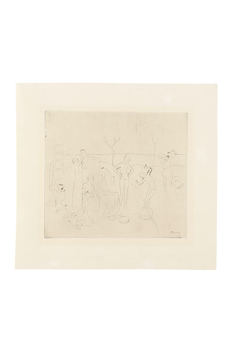 Pablo Picasso Rare Complete First Series Original Printed Artworks Bonham's Auction London Prints and Multiples Sales 'Le Repas Frugal from La suite des Saltimbanques' Roy Lichtenstein Banksy Andy Warhol