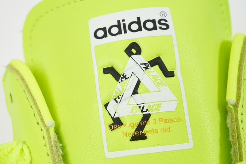 Palace x adidas Originals Superstar 2019 Summer Capsule neon black white three stripes palace skateboards london skateboarding skateboard skateshop