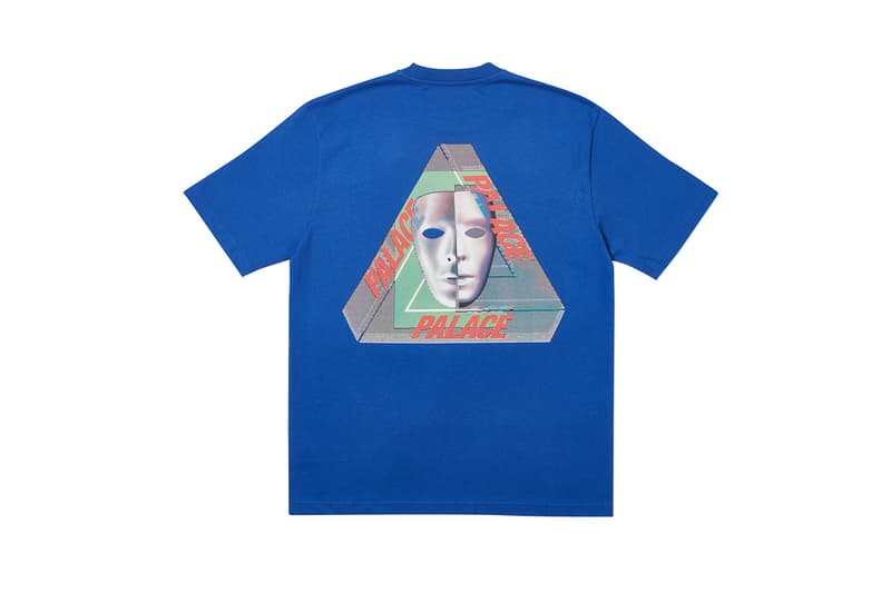 Palace Summer 2019 Week 7 Drop release info beach shorts button up shirts graphic t shirts blue polka dots crew necks