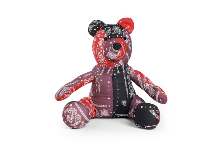 Palm Angels Releases Teddy Bear Made from Bandana Patchwork