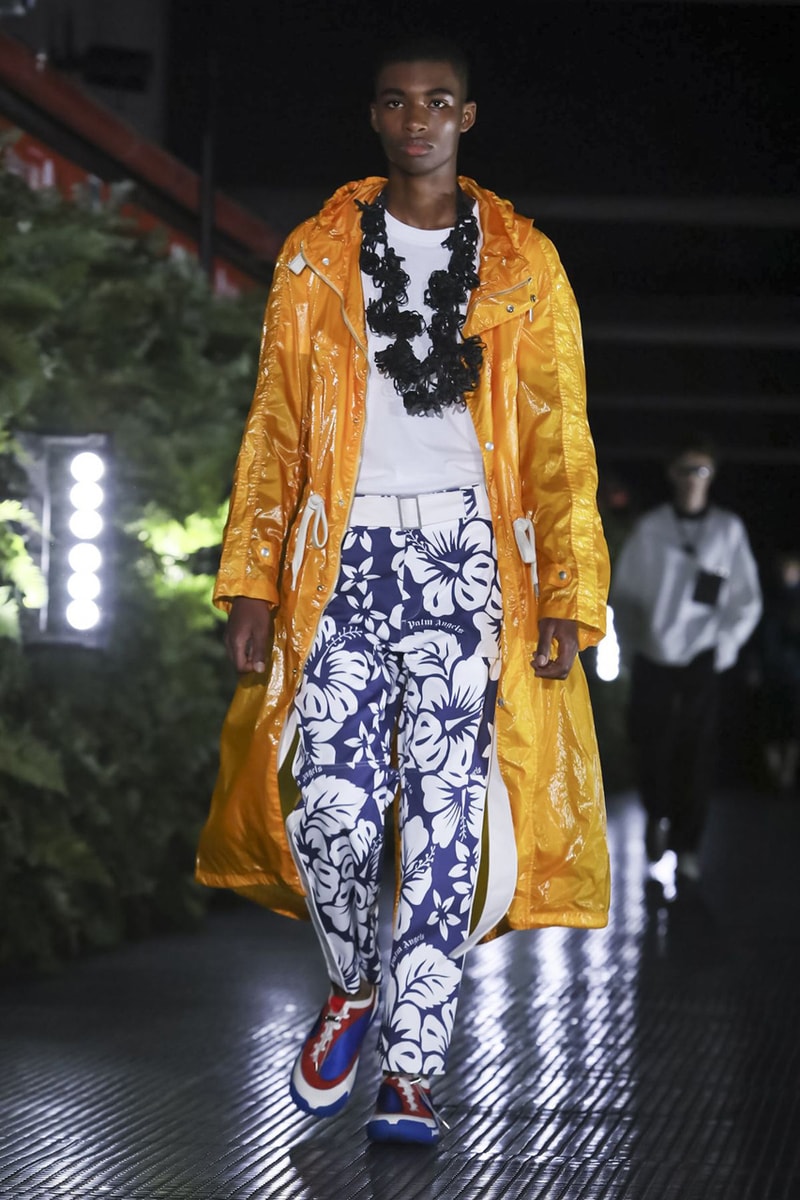Palm Angels Spring Summer 2020 Collection Milan Francesco Ragazzi Los Angeles Floral pattern butterfly print resort lounge hawaiian shirt leather jacket Fashion Week