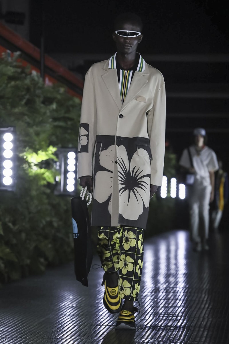 Palm Angels Spring Summer 2020 Collection Milan Francesco Ragazzi Los Angeles Floral pattern butterfly print resort lounge hawaiian shirt leather jacket Fashion Week