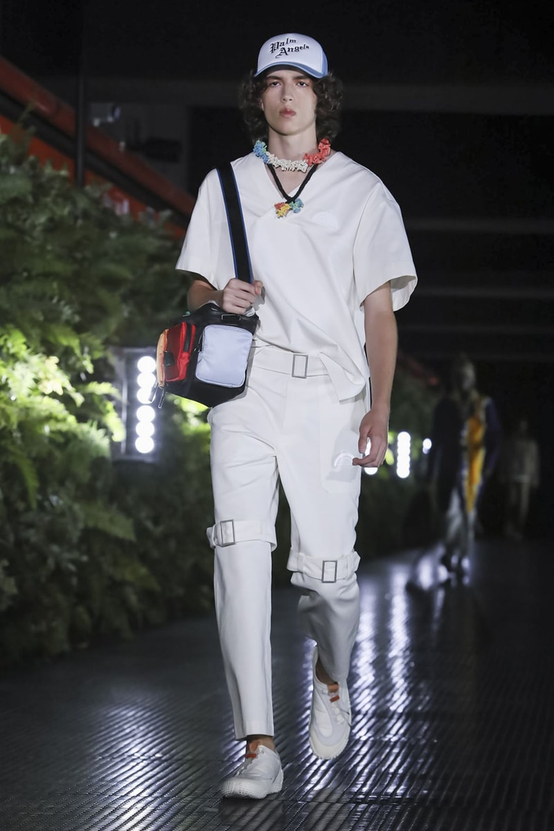 Palm Angels Spring Summer 2020 Collection Milan Francesco Ragazzi Los Angeles Floral pattern butterfly print resort lounge hawaiian shirt leather jacket Fashion Week