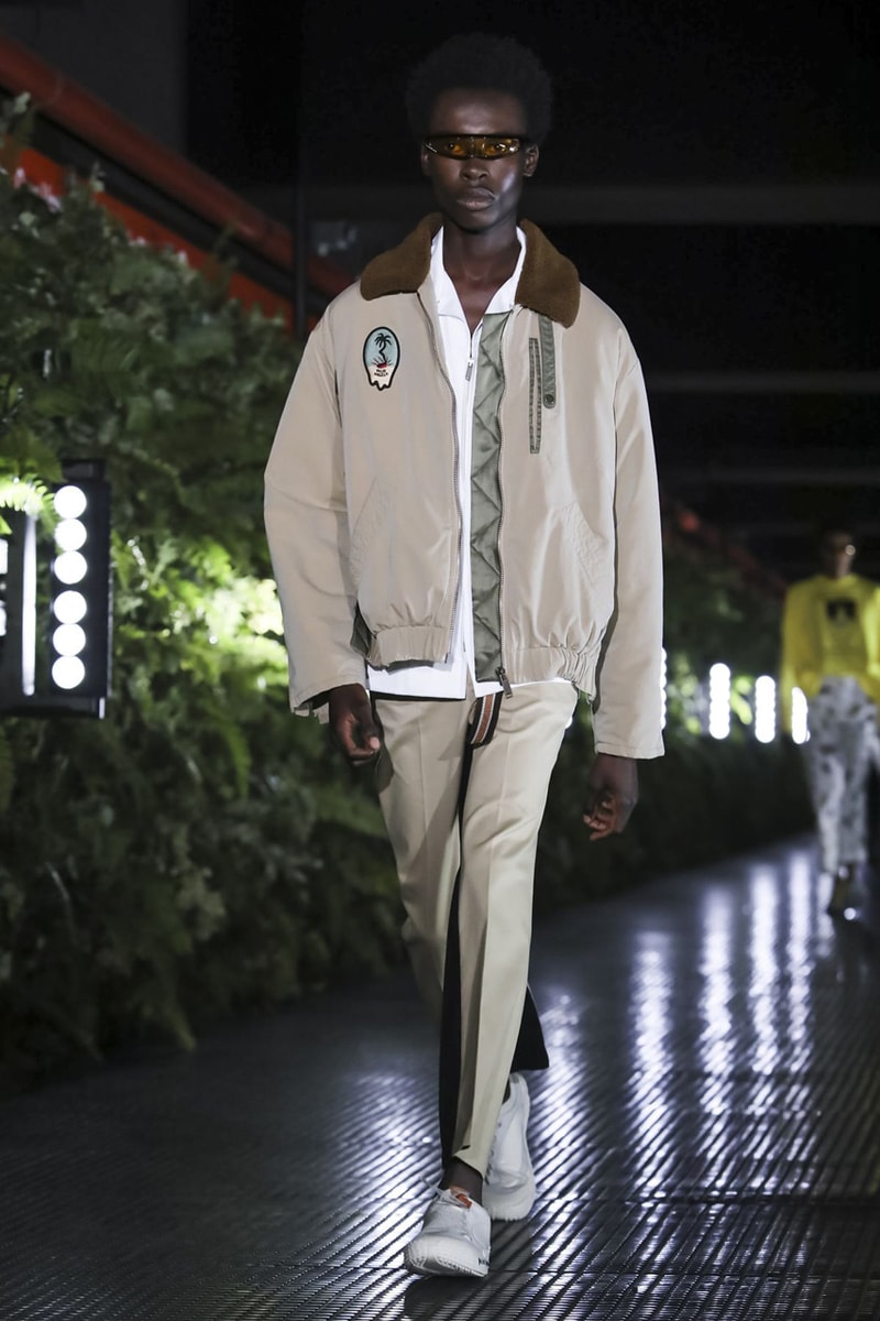 Palm Angels Spring Summer 2020 Collection Milan Francesco Ragazzi Los Angeles Floral pattern butterfly print resort lounge hawaiian shirt leather jacket Fashion Week