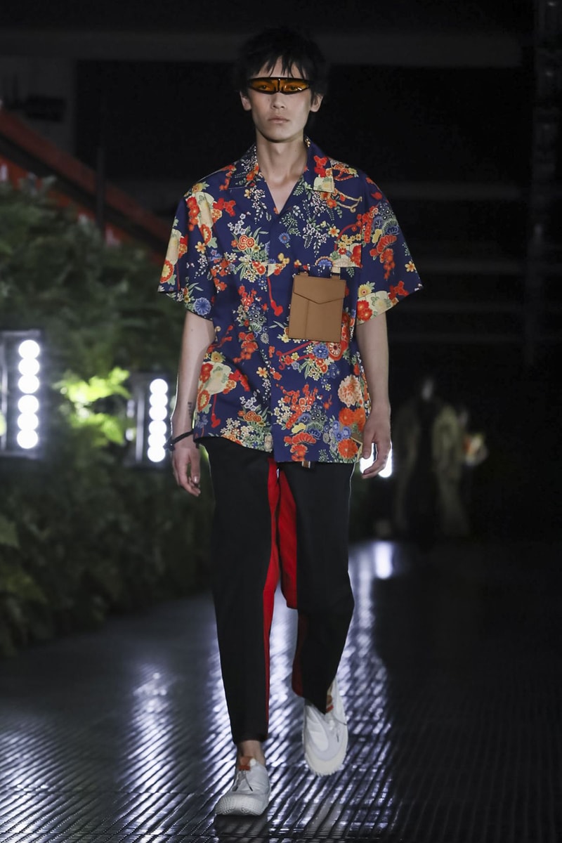 Palm Angels Spring Summer 2020 Collection Milan Francesco Ragazzi Los Angeles Floral pattern butterfly print resort lounge hawaiian shirt leather jacket Fashion Week