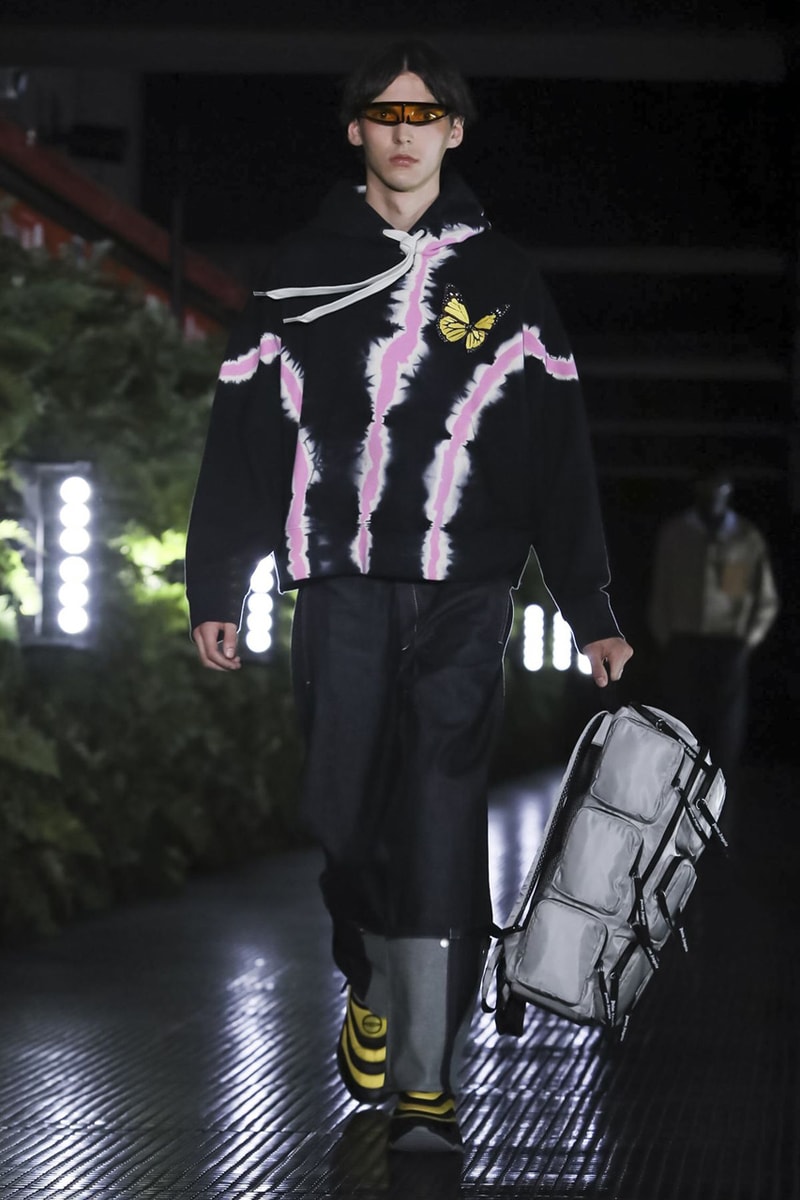 Palm Angels Spring Summer 2020 Collection Milan Francesco Ragazzi Los Angeles Floral pattern butterfly print resort lounge hawaiian shirt leather jacket Fashion Week