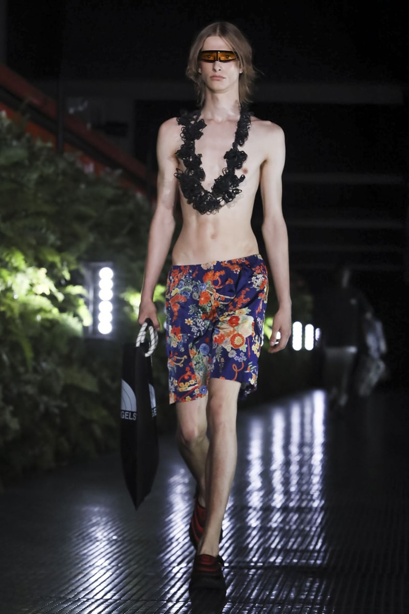 Palm Angels Spring Summer 2020 Collection Milan Francesco Ragazzi Los Angeles Floral pattern butterfly print resort lounge hawaiian shirt leather jacket Fashion Week