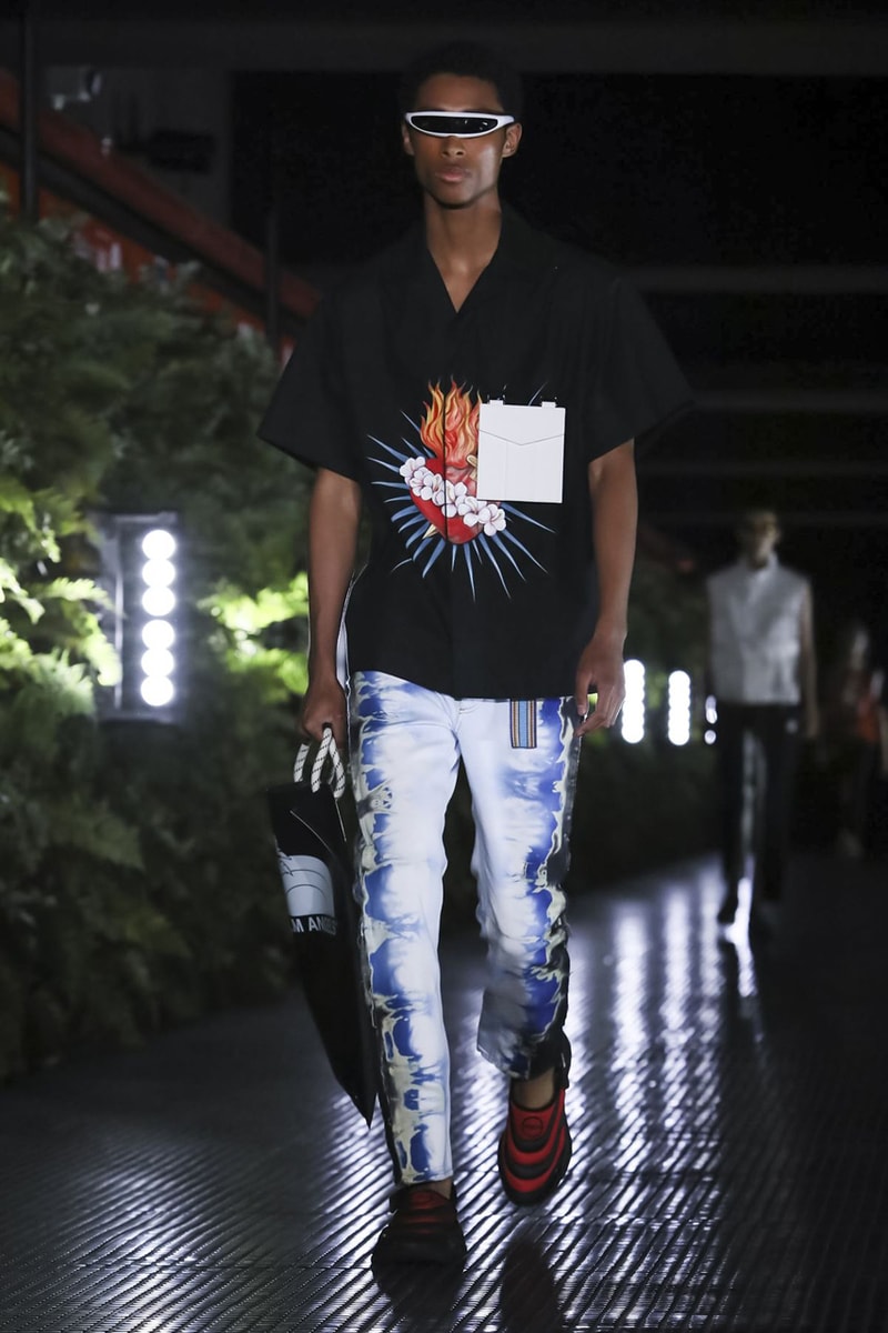 Palm Angels Spring Summer 2020 Collection Milan Francesco Ragazzi Los Angeles Floral pattern butterfly print resort lounge hawaiian shirt leather jacket Fashion Week