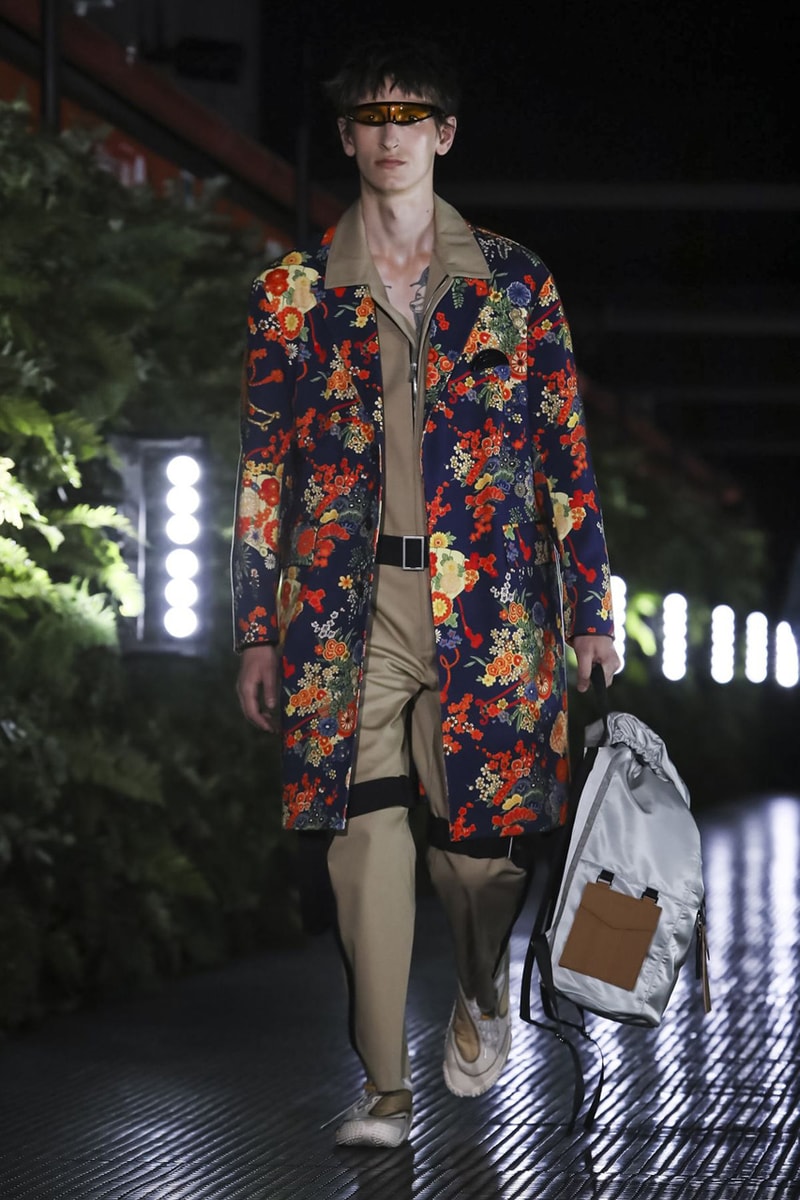 Palm Angels Spring Summer 2020 Collection Milan Francesco Ragazzi Los Angeles Floral pattern butterfly print resort lounge hawaiian shirt leather jacket Fashion Week
