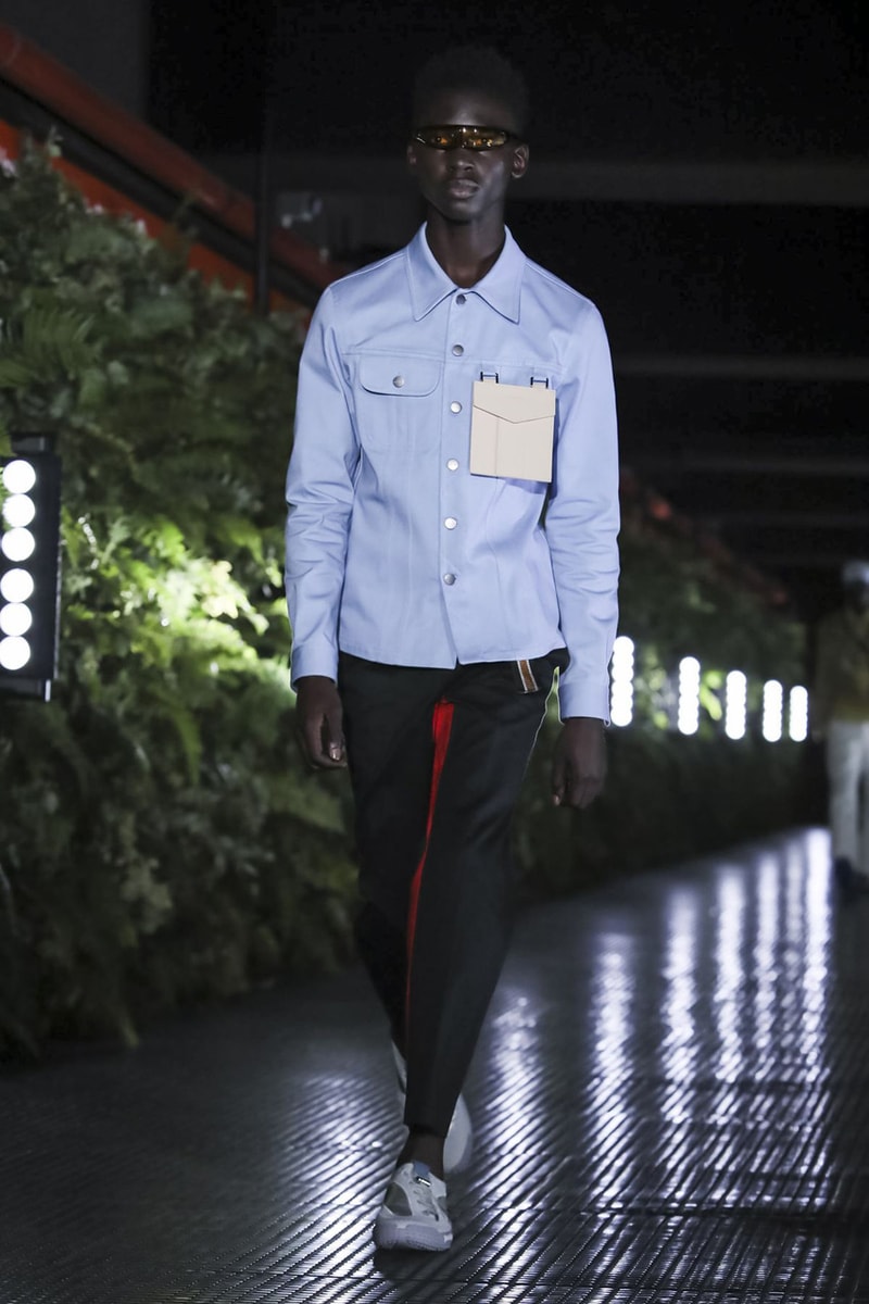Palm Angels Spring Summer 2020 Collection Milan Francesco Ragazzi Los Angeles Floral pattern butterfly print resort lounge hawaiian shirt leather jacket Fashion Week