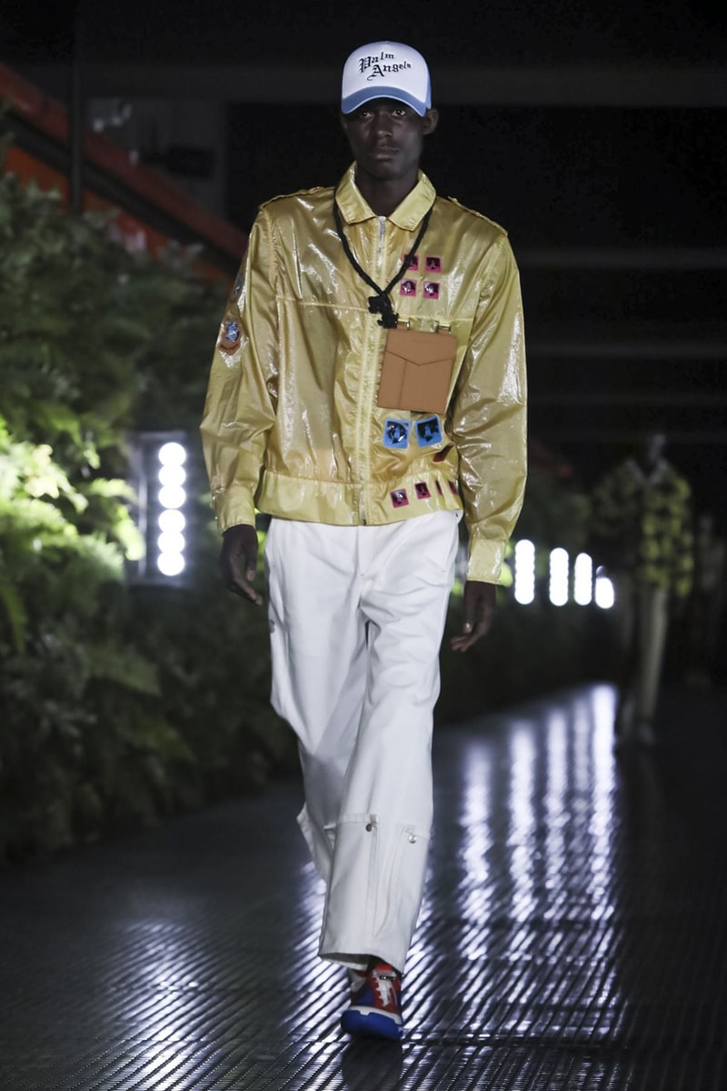 Palm Angels Spring Summer 2020 Collection Milan Francesco Ragazzi Los Angeles Floral pattern butterfly print resort lounge hawaiian shirt leather jacket Fashion Week
