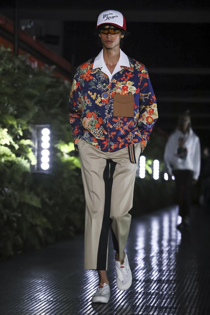 Palm Angels Spring Summer 2020 Collection Milan Francesco Ragazzi Los Angeles Floral pattern butterfly print resort lounge hawaiian shirt leather jacket Fashion Week