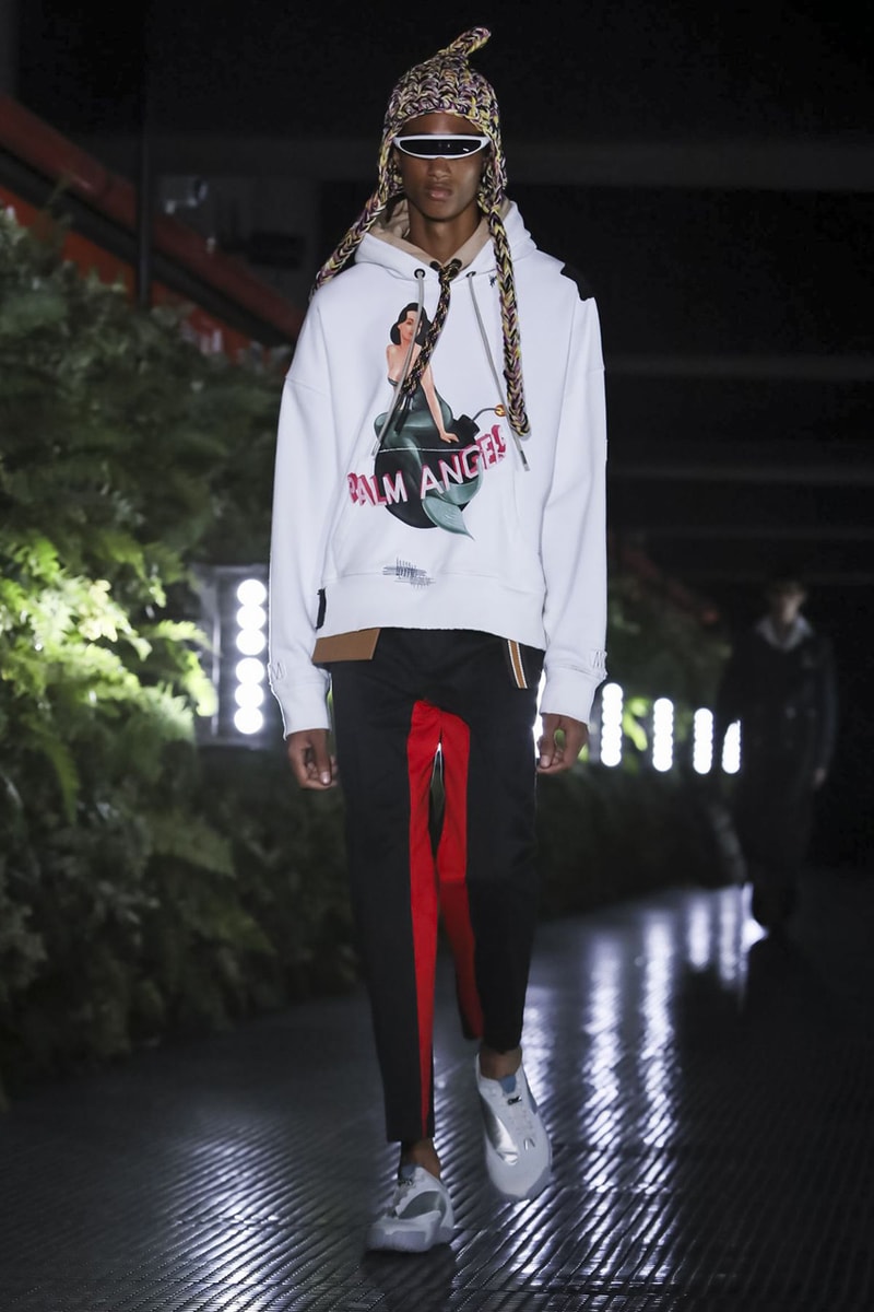 Palm Angels Spring Summer 2020 Collection Milan Francesco Ragazzi Los Angeles Floral pattern butterfly print resort lounge hawaiian shirt leather jacket Fashion Week
