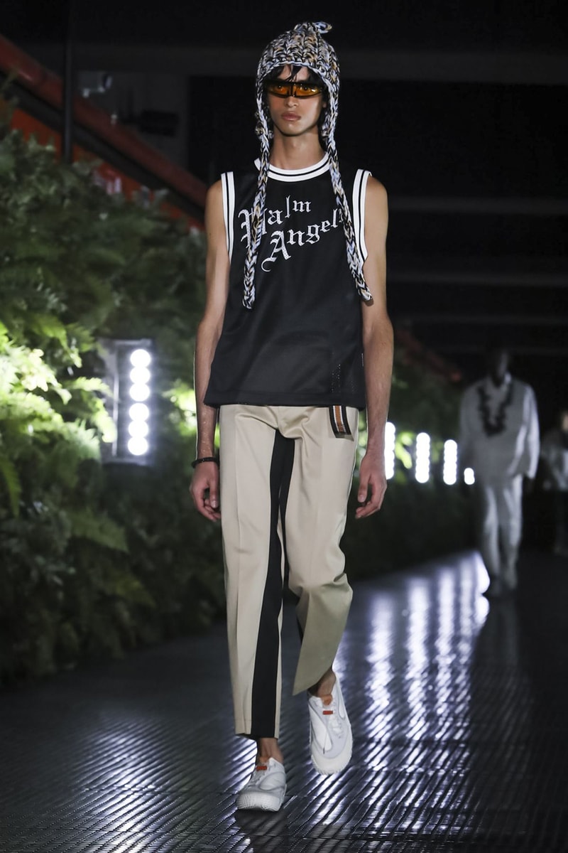 Palm Angels Spring Summer 2020 Collection Milan Francesco Ragazzi Los Angeles Floral pattern butterfly print resort lounge hawaiian shirt leather jacket Fashion Week