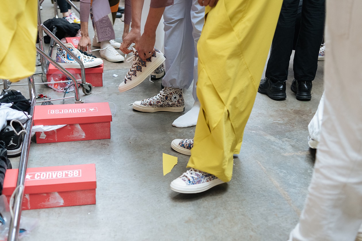 Paria Farzaneh Spring/Summer 2020 London Fashion Week Men's SS20 LFW:M Converse Backstage Kyrie Irving Pusha T