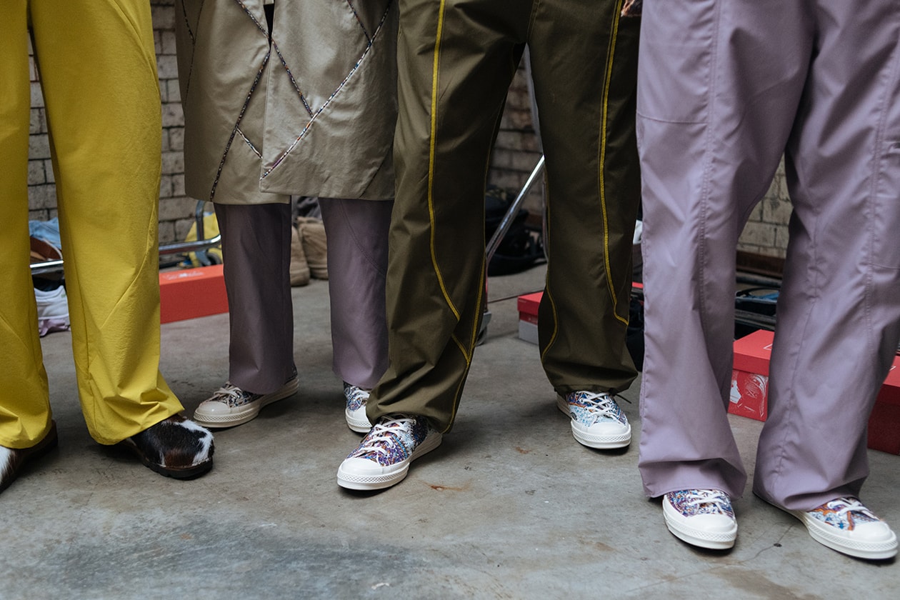 Paria Farzaneh Spring/Summer 2020 London Fashion Week Men's SS20 LFW:M Converse Backstage Kyrie Irving Pusha T