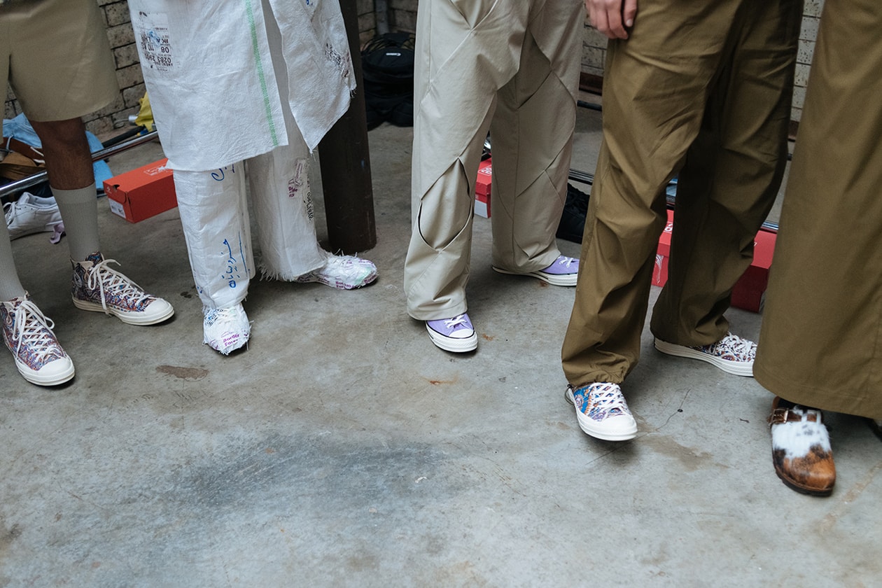 Paria Farzaneh Spring/Summer 2020 London Fashion Week Men's SS20 LFW:M Converse Backstage Kyrie Irving Pusha T