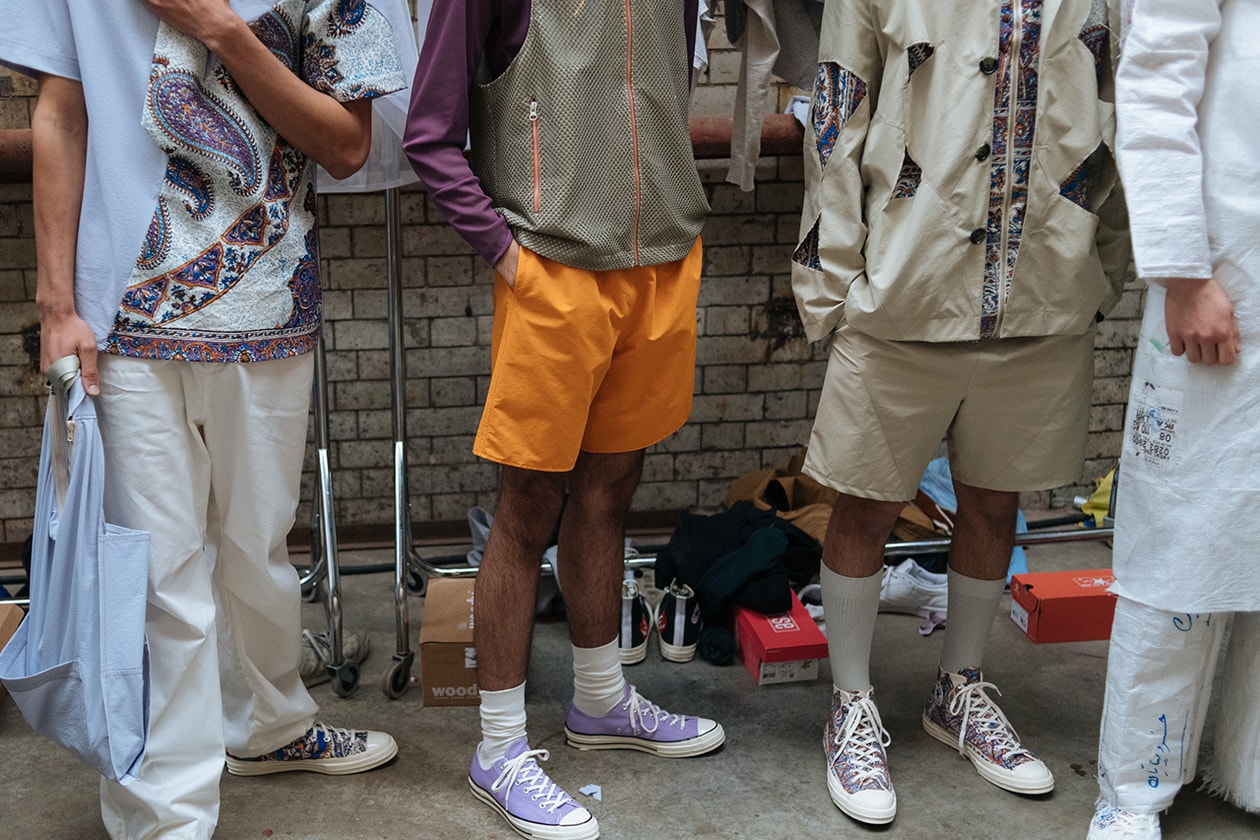 Paria Farzaneh Spring/Summer 2020 London Fashion Week Men's SS20 LFW:M Converse Backstage Kyrie Irving Pusha T