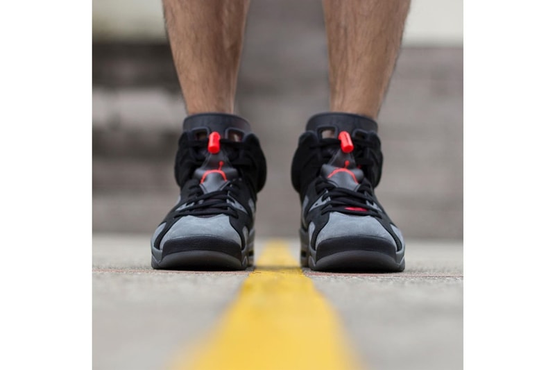 Paris Saint-Germain x Air Jordan 6 On-Foot Look collaborations jordan brand nike psg football soccer