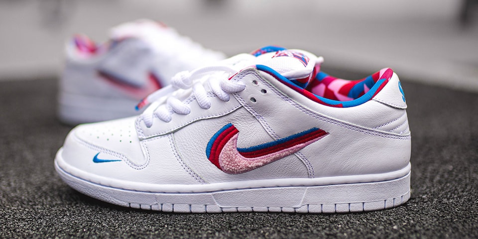 Baffle The actual Literature Parra x Nike SB Dunk Low Exclusive Closer Look | Hypebeast