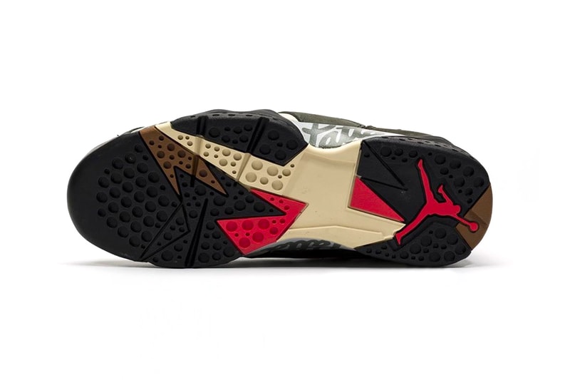 Patta Air Jordan 7 Icicle Jordan Brand Nike sneakers Amsterdam Netherlands team patta jumpman script logo midsole suede