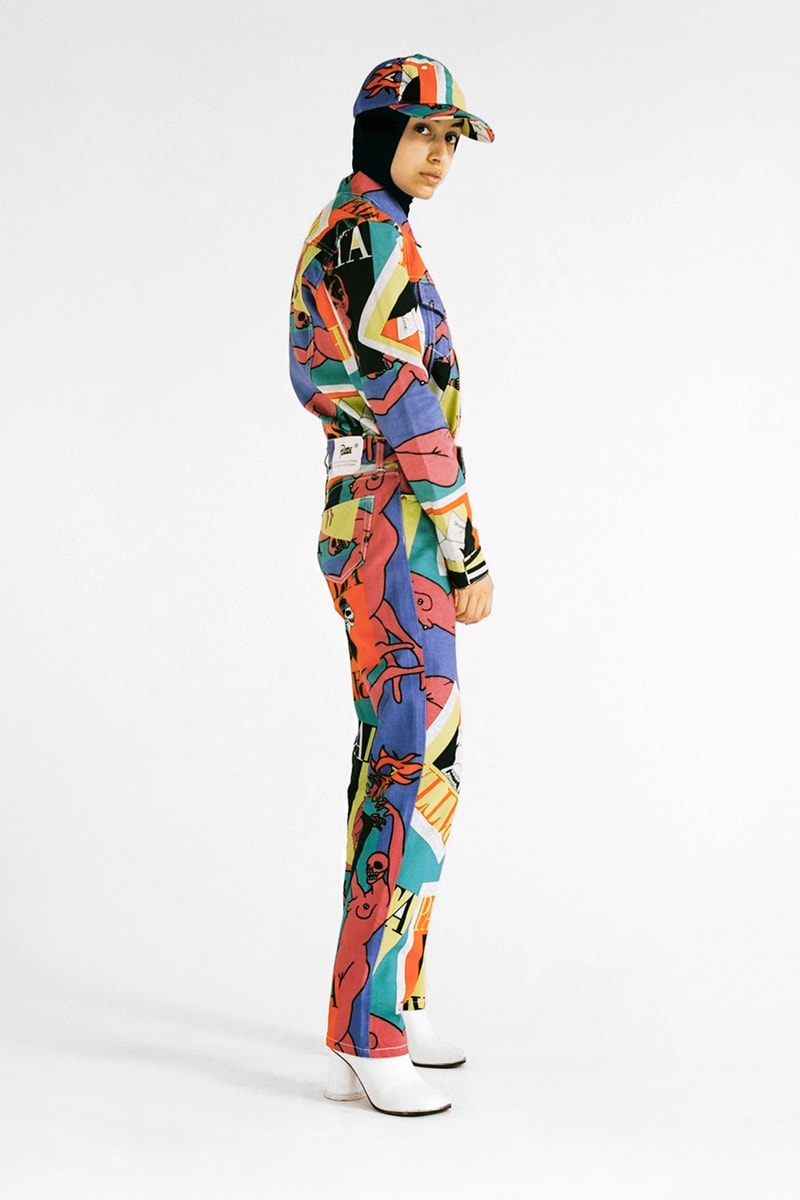 Patta Spring/Summer 2019 SS19 Collection Magazine Denim Printed Co-Ord Two Piece Lookbook Jacket Pants Cap Jeans Unique Cutting Process London Amsterdam Online June 7