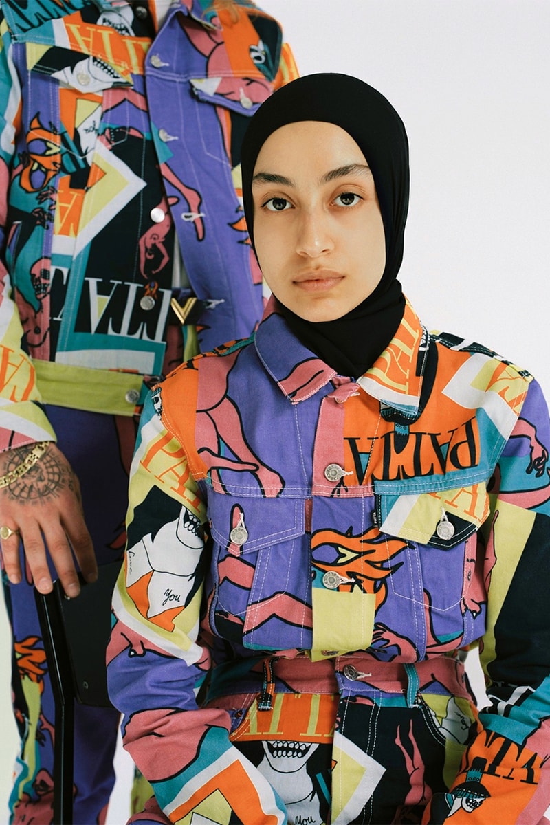 Patta Spring/Summer 2019 SS19 Collection Magazine Denim Printed Co-Ord Two Piece Lookbook Jacket Pants Cap Jeans Unique Cutting Process London Amsterdam Online June 7