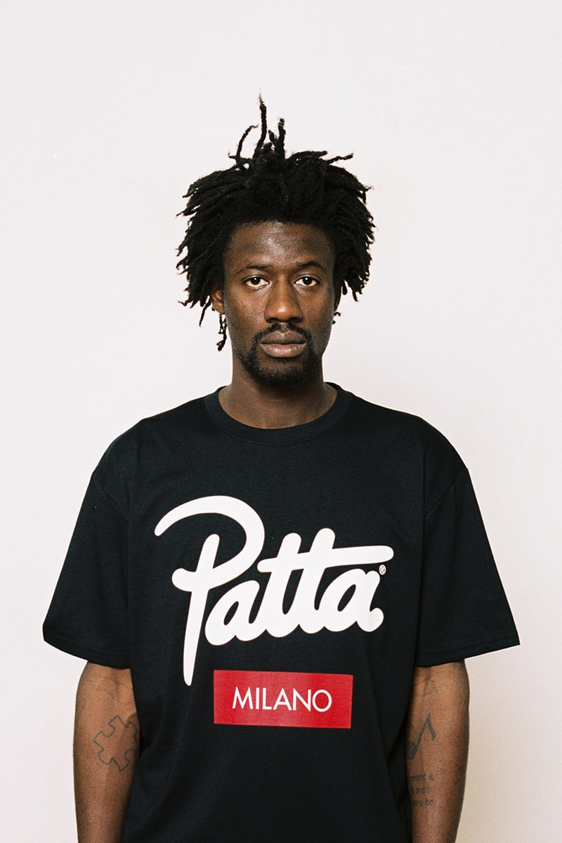 Patta Milano Store Announcement New Collection Script Logo Shirts Air Jordan 7 VII C.P. Company Magazine Denim Suit Lookbook Open Now Italy New Flagship