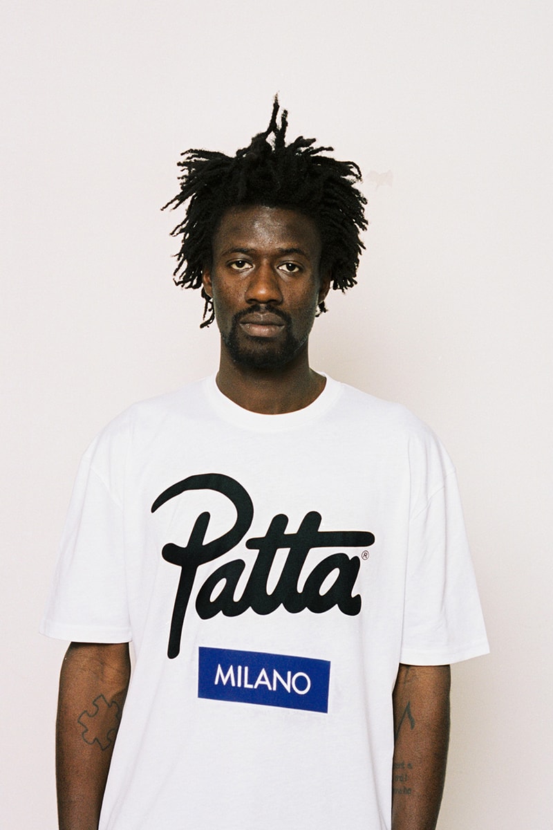 Patta Milano Store Announcement New Collection Script Logo Shirts Air Jordan 7 VII C.P. Company Magazine Denim Suit Lookbook Open Now Italy New Flagship