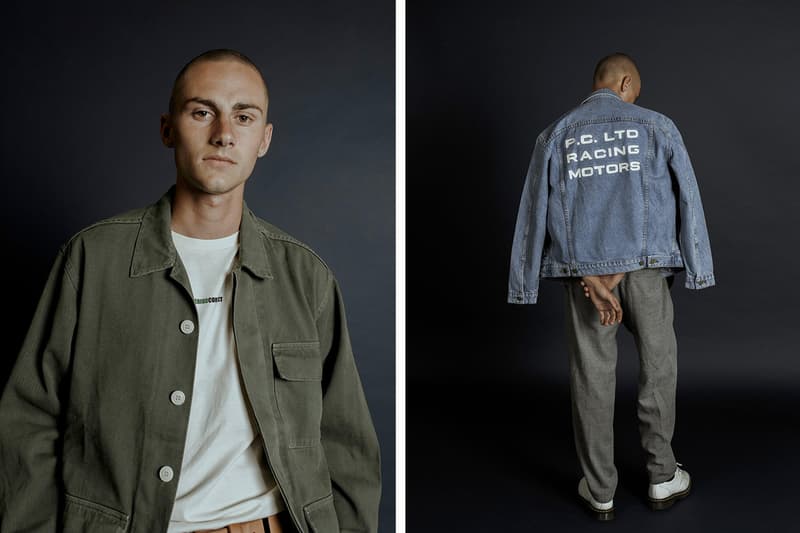 Period Correct Summer 2019 Collection Vintage Motosports Heritage Chore Coat Rally Team Olive Denim jacket Workwear Automotives