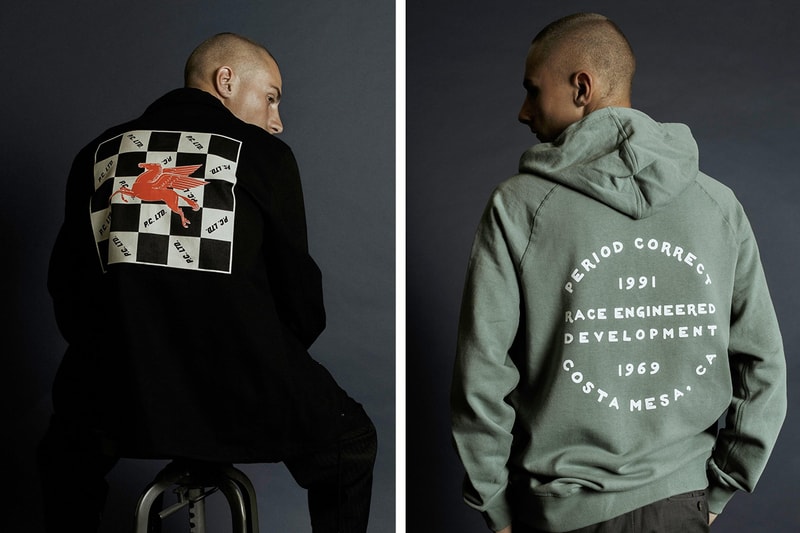Period Correct Summer 2019 Collection Vintage Motosports Heritage Chore Coat Rally Team Olive Denim jacket Workwear Automotives