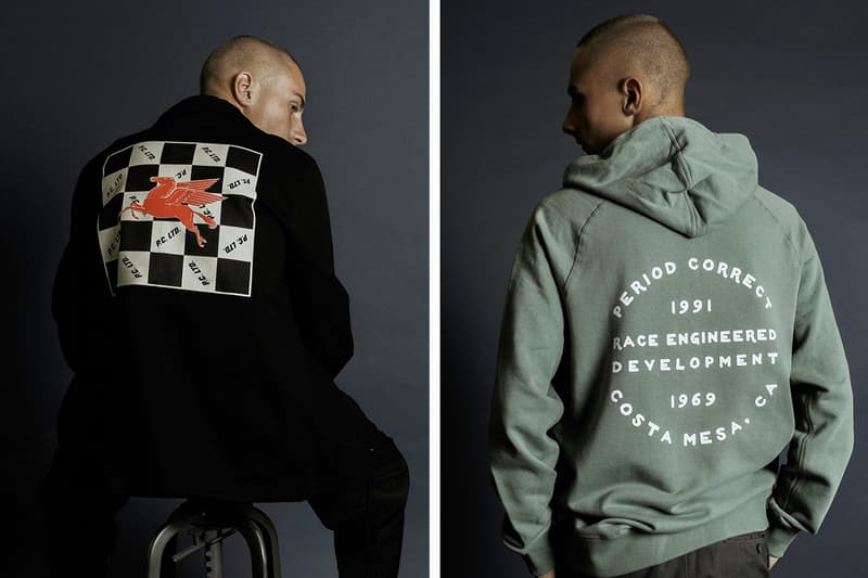 Period Correct Summer 2019 Collection Vintage Motosports Heritage Chore Coat Rally Team Olive Denim jacket Workwear Automotives