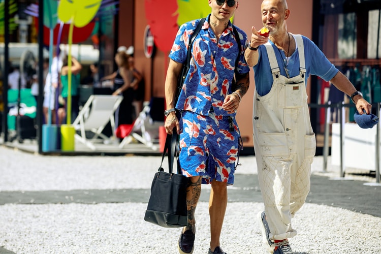 Resort Wear & Art-Inspired Prints Take Over Streetstyle at Pitti Uomo SS20